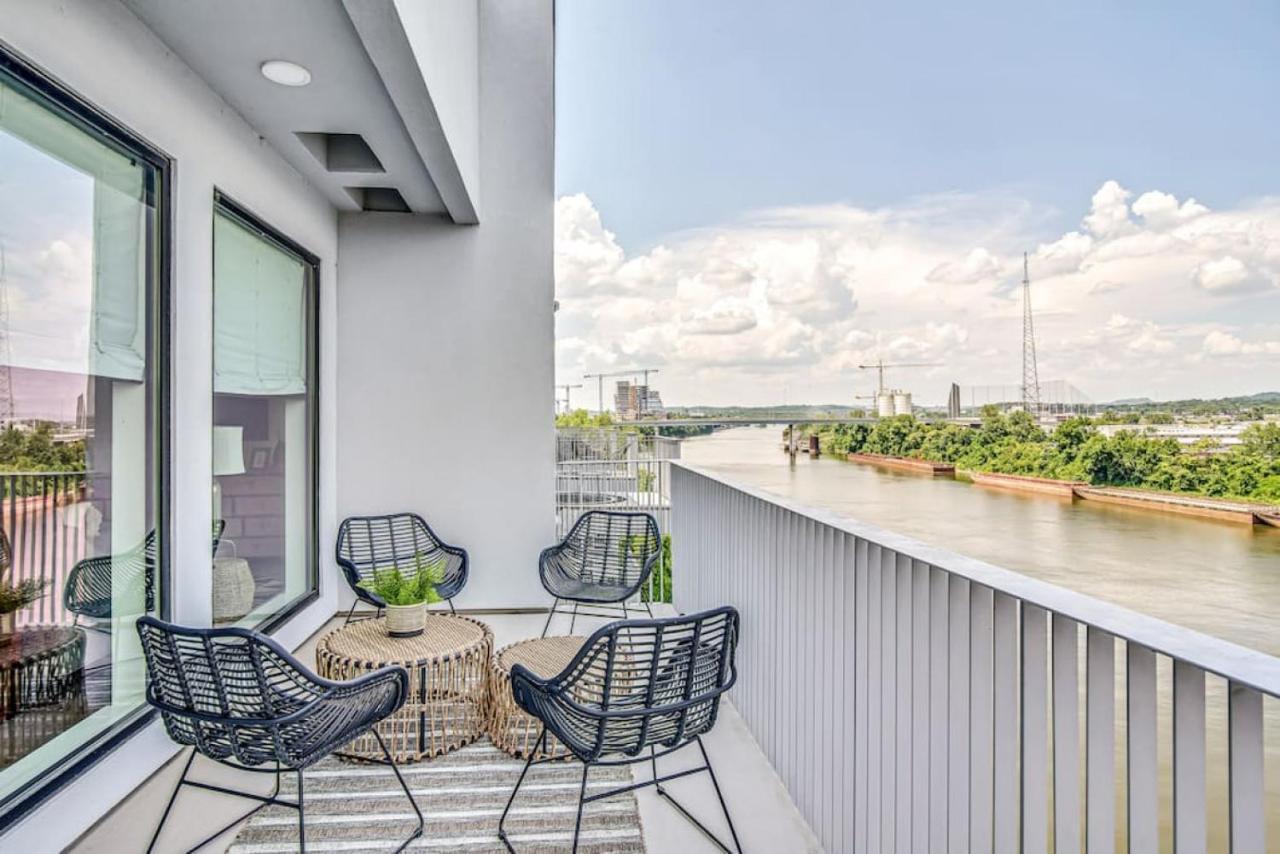 Upscale River View Condo Walk To Downtown And Private Patio Nashville Zewnętrze zdjęcie